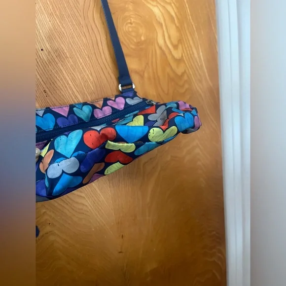 Kipling Emmylou Multicolor Heart Crossbody Bag - Picture 12 of 14